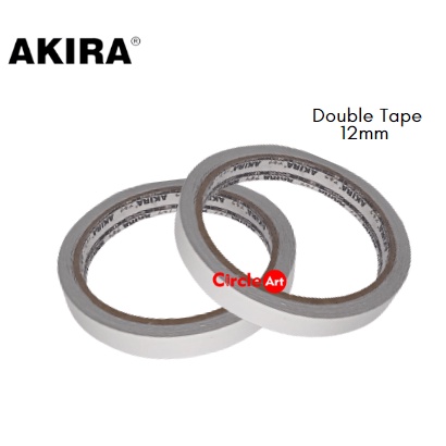 

Double Tape 12 ml Akira / Double Tape Akira 12 mm (1/2 Inchi) / Perekat