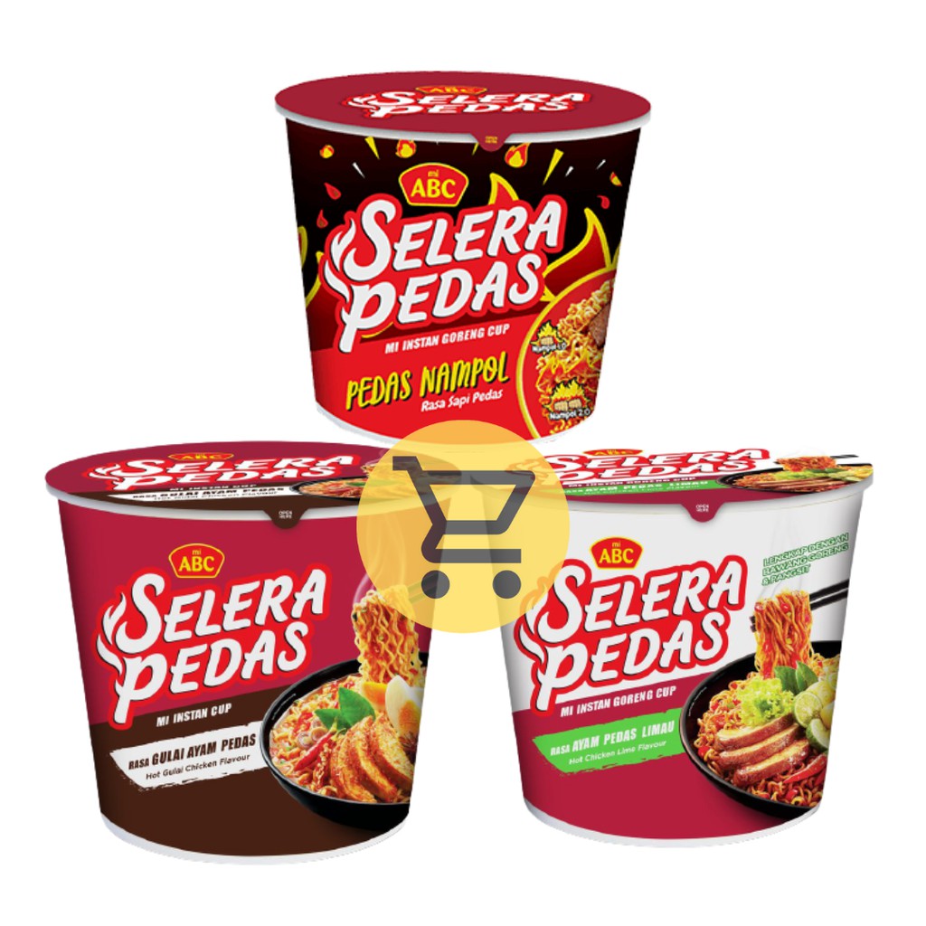 ABC Cup Selera Pedas Mie Cup Instant