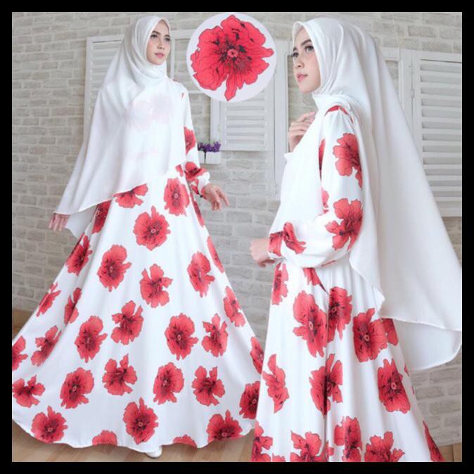 Aba Agen Baju Gamis  Syari Muslim Maxi Zenitha  Bahan Maxmara Ori Alfashion Murah( Maxi + Khimar )