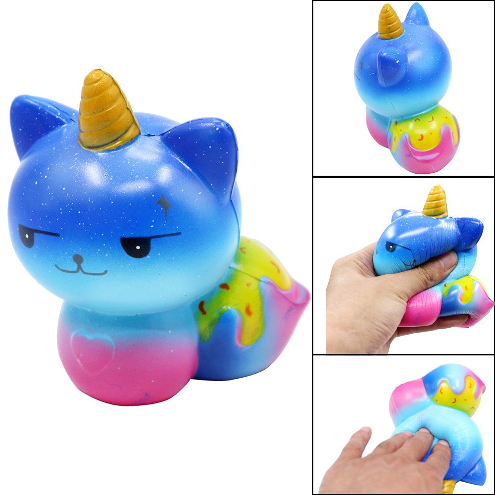 Jumbo Colorful Kawii Kucing Licin Lucu Super Lambat Naik Mainan
