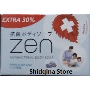 Sabun Zen Antibacterial Body Soap Shiso & Sea Salt @80Gr + 25 Gr Jan 2023