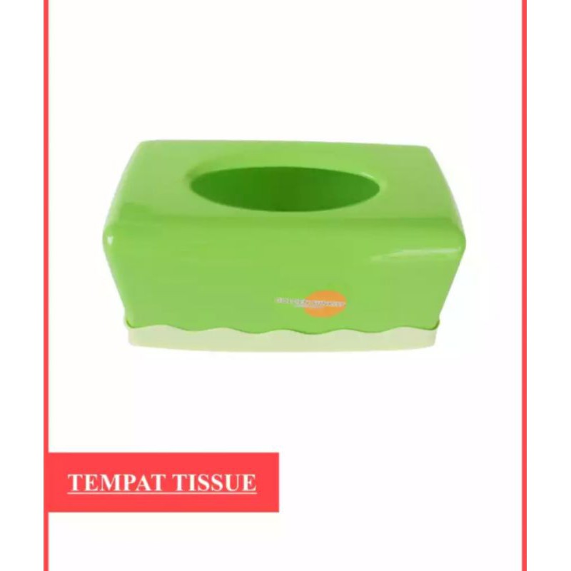 Tempat Tissue Segi TT 1061 Golden Sunkist - Hijau