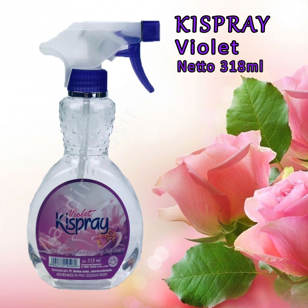 Kispray * Kispray Violet * Pelicin&amp;Pelembut pakaian * 318ml