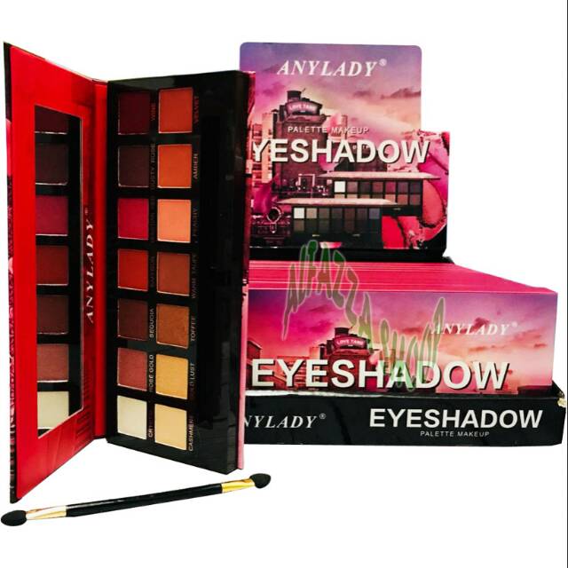 EYESHADOW / EYE SHADOW ANYLADY PALETTE SERI 14 COLOR