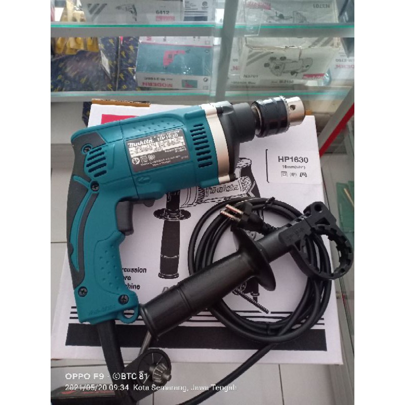 Mesin bor listrik impact 13mm Hp1630 Makita