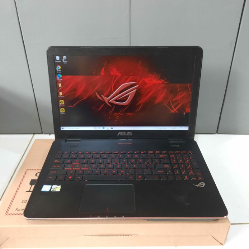 Laptop Asus ROG GL753VE Cor i7-7700HQ 17inch Ram 16Gb/ 8Gb /SSD 256GB +HDD 1TB GTX1050Ti 4Gb