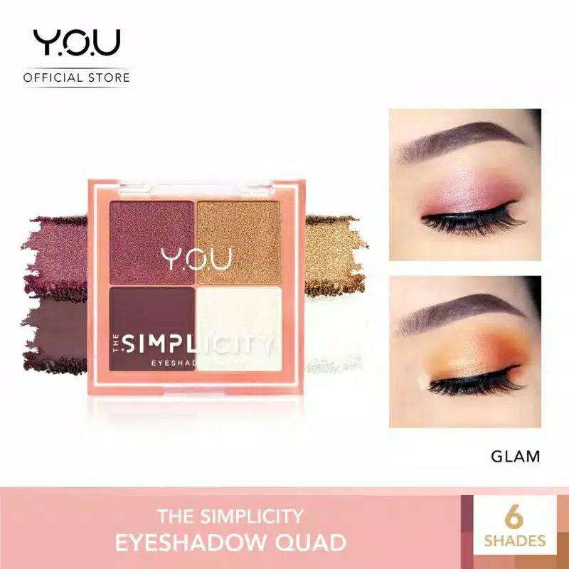 ☃️Cutezz_Ching1☃️YOU The Simplicity Eyeshadow Quad 5.2g - Eyeshadow