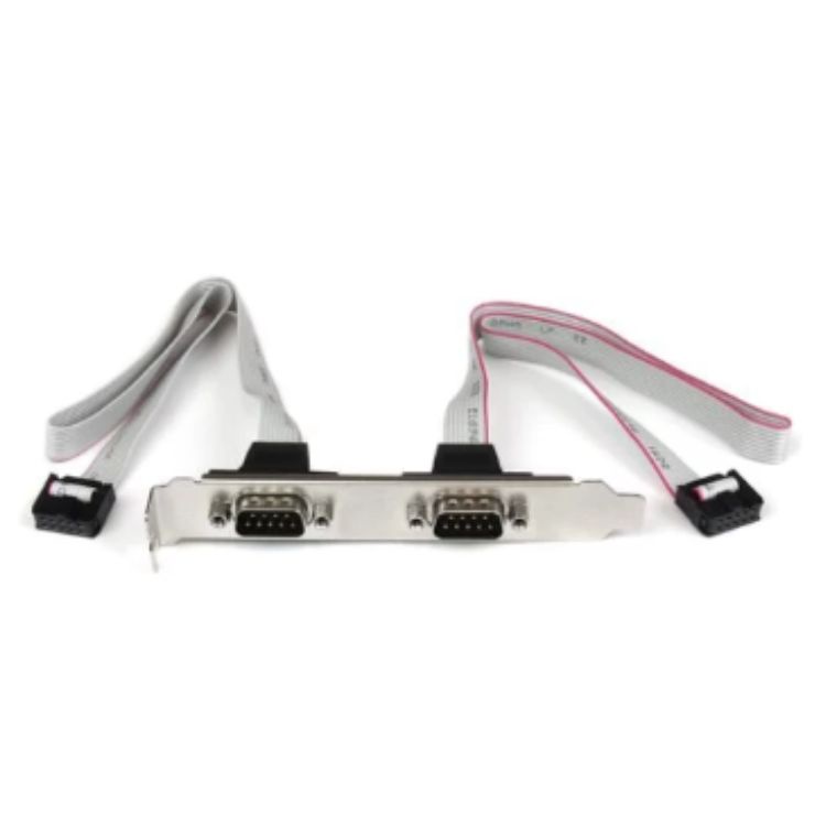 Header 2 port Serial DB9 Male 30cm