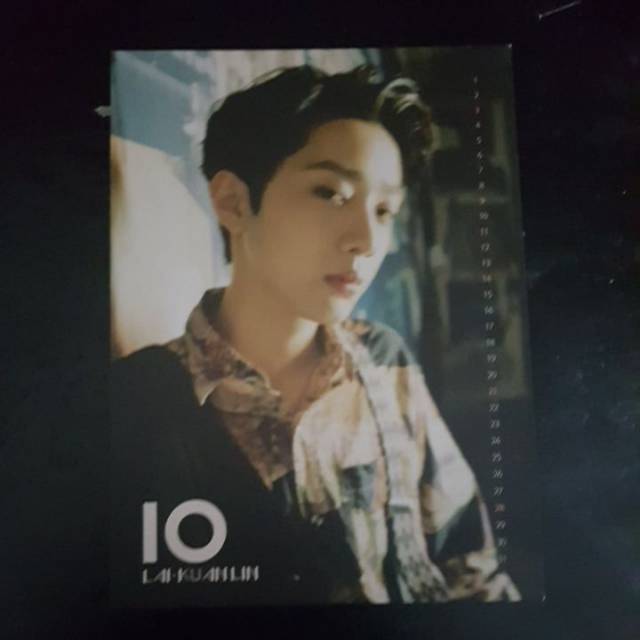NOTHING WITHOUT YOU LAI GUANLIN CALENDER CARD WANNA ONE