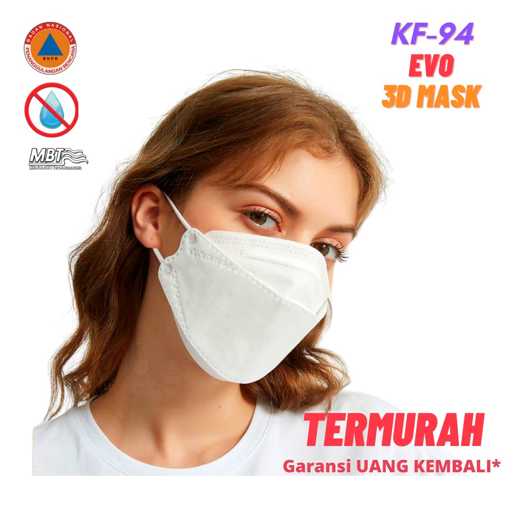 MASKER KOREA KF94 4PLY MODEL EVO 3D MASKER ARTIS SAMPAI PRESIDEN PAKAI