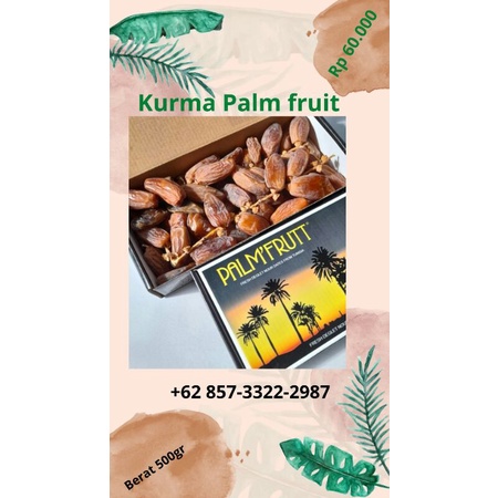

kurma palm fruit