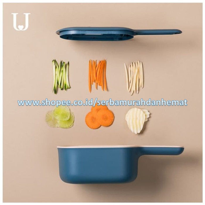 Parutan Stainless Wadah Potong Buah Sayur JORDAN JUDY Vegetable Slicer Cutter