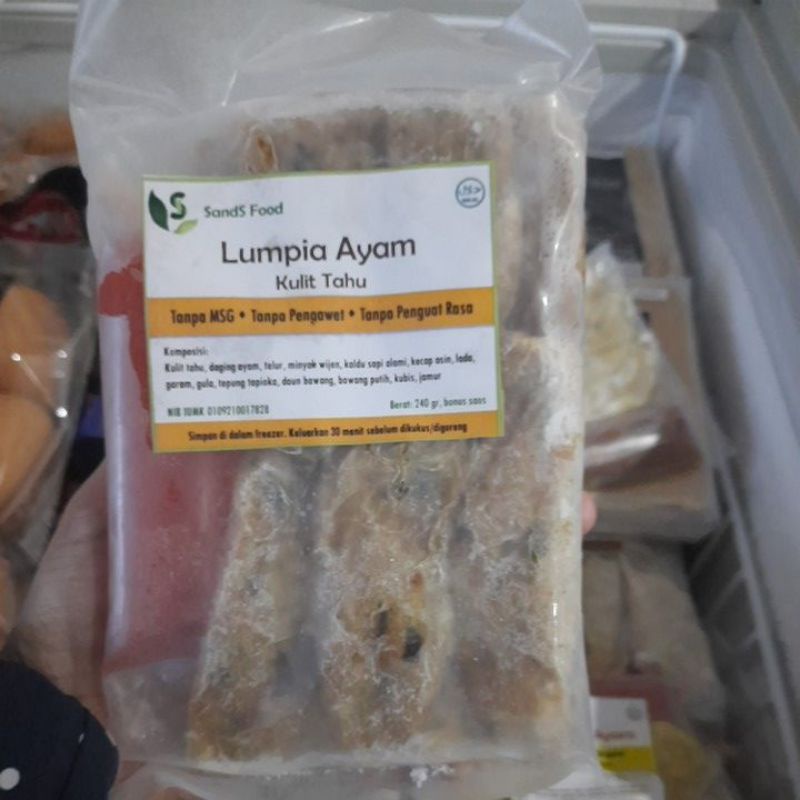 

Lumpia Ayam Kulit Tahu isi 10 pcs Non MSG
