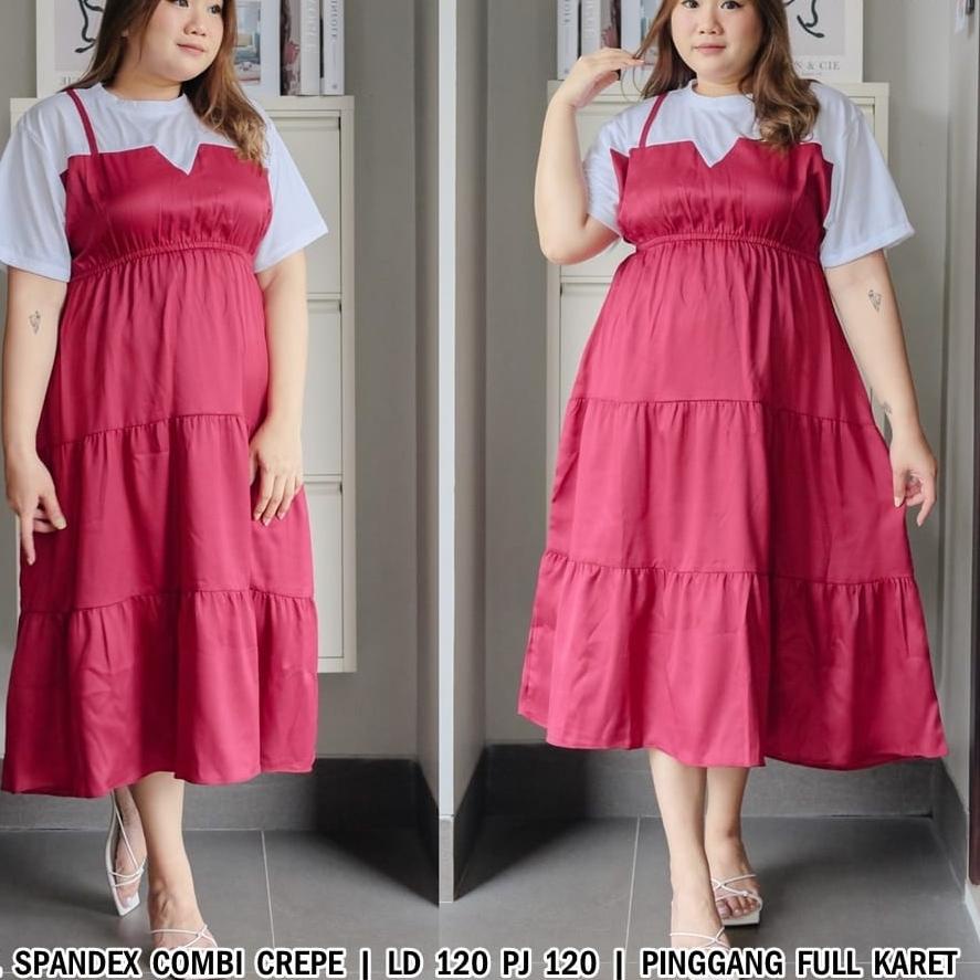 ➣ MAXI Wanita ukuran besar LD 120 CM/ Dress panjang wanita ukuran JUMBO XXXL ➬