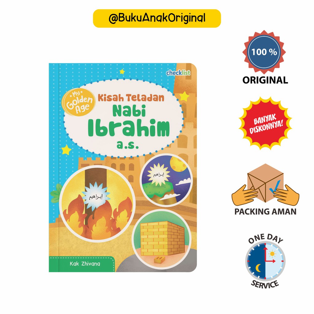 Boardbook Anak Kisah Teladan Nabi Ibrahim My Golden Age