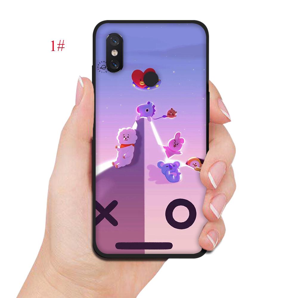 Soft Case TPU Motif BTS bt21 untuk Xiaomi Redmi 4x 4A 5A 5