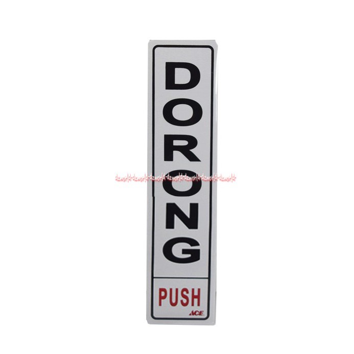 Kris Stiker Dorog Stiker Push Tarik Sticker Dorong Cocok Untuk Pintu Kamar Kamar Mandi Toilet Arahan Pemberitahuan Petunjuk Mudah Diaplikasikan Stikers Puss Door Krisbow Ace