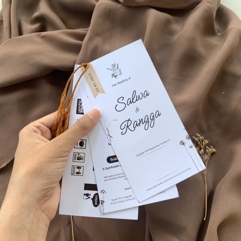Jual UNDANGAN PERNIKAHAN UNDANGAN AESTHETIC UNDANGAN MURAH | Shopee