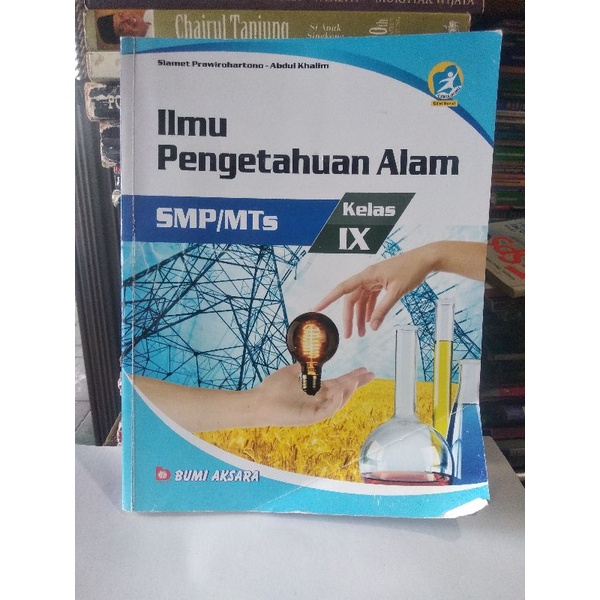 buku IPA SMP/Mts kelas 3-9 penerbit bumi aksara