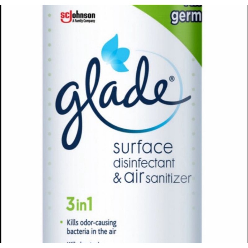 GLADE SURFACE DISINFECTANT &amp; AIR SANTIZER CLEAN AND FRESH