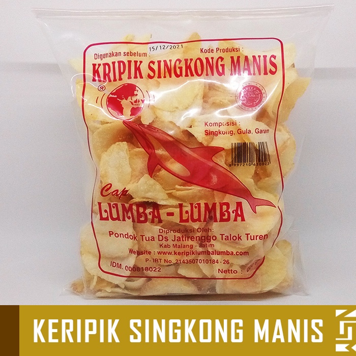 

Keripik Singkong Cap Lumba Lumba Rasa Manis Gurih 200 g