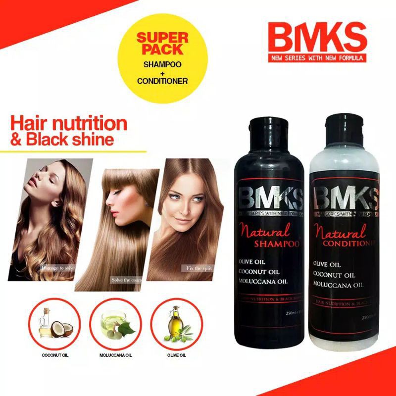 Shampoo Penumbuh Rambut BMKS BPOM ORIGINAL Penebal Penyubur Rambut Bayi Rontok Botak Cepat Permanen