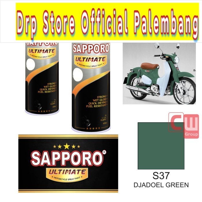 SAPPORO ULTIMATE S37 DJADOEL GREEN JADUL - CAT SEMPROT SAPORO