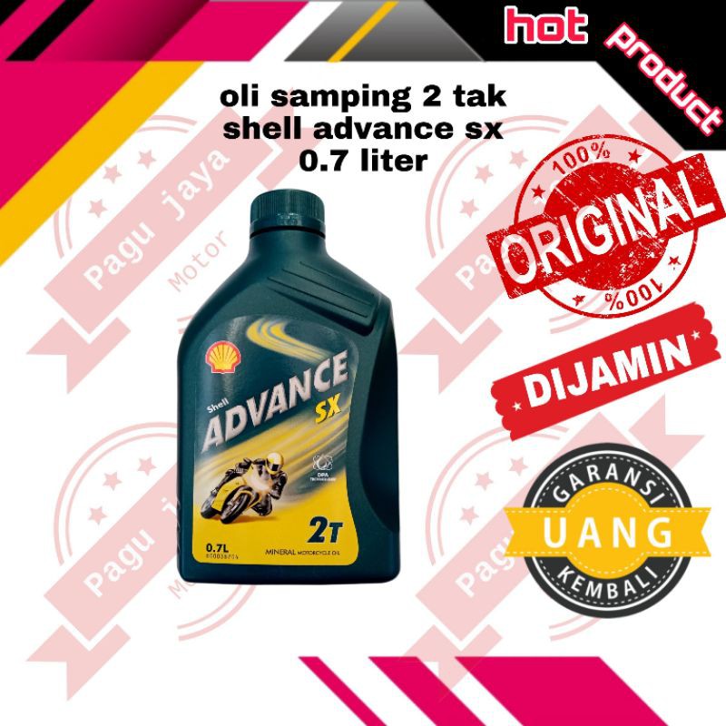 Oli samping 2T shell advance sx2 solvfe 700ml