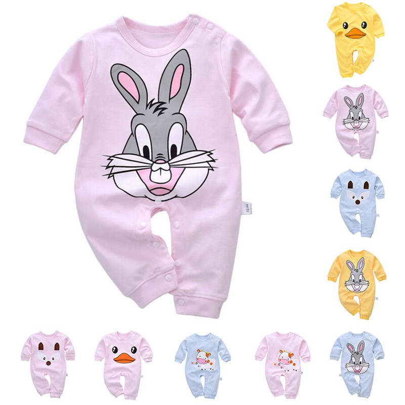 [Bayar Di Tempat]Jumpsuit Katun Casual Bayi Laki Laki