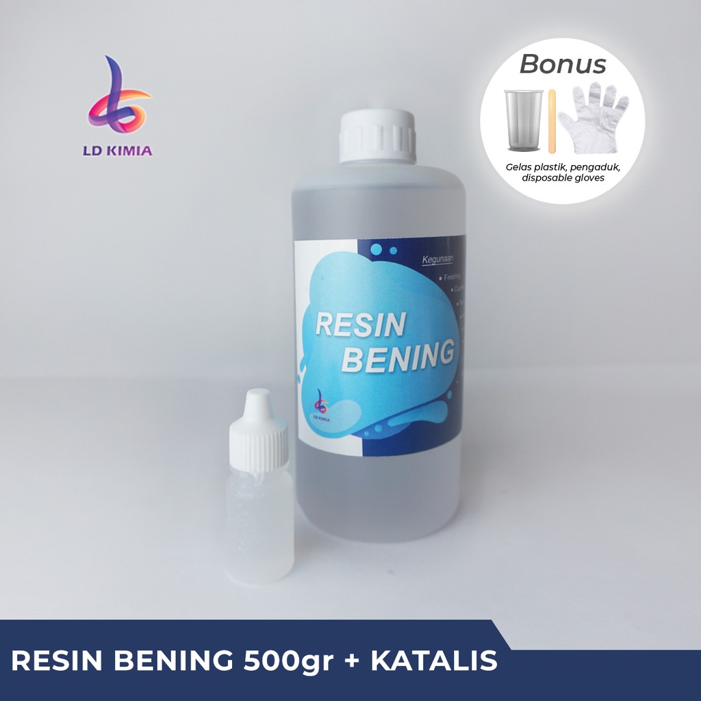 RESIN BENING 500 GR + KATALIS [LD KIMIA]