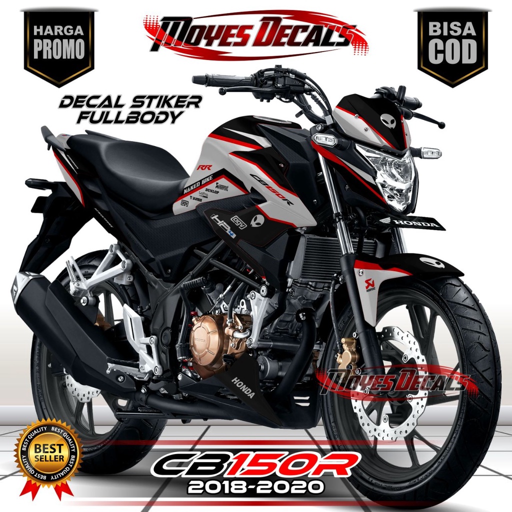 Decal CB150R Fullbody - Motif Custom BMW Merah