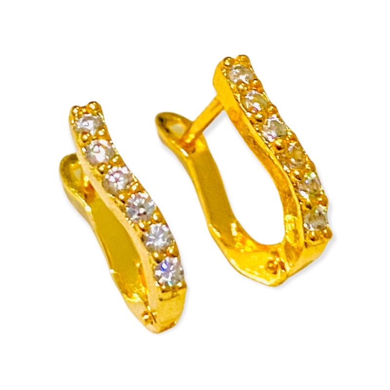 Anting wanita //anting klip //anting permata //perhiasan wanita-4