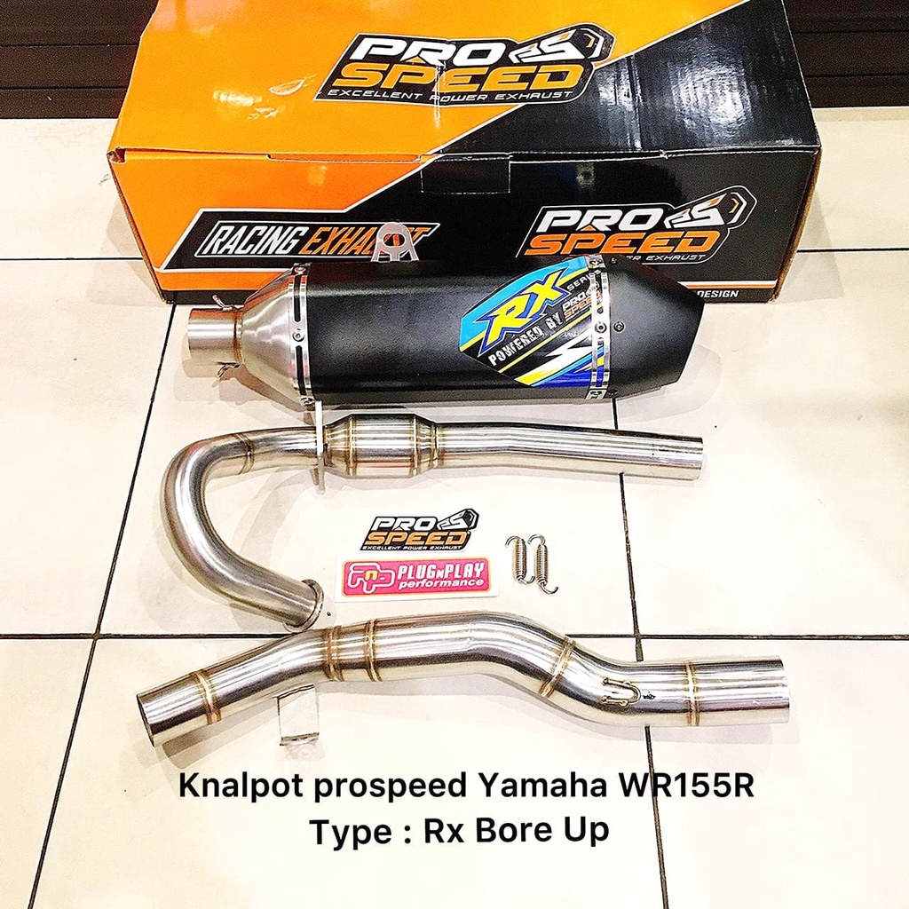 Knalpot Full System Pro Speed RX New Series WR 155R ( Spek Mesin Bore UP)