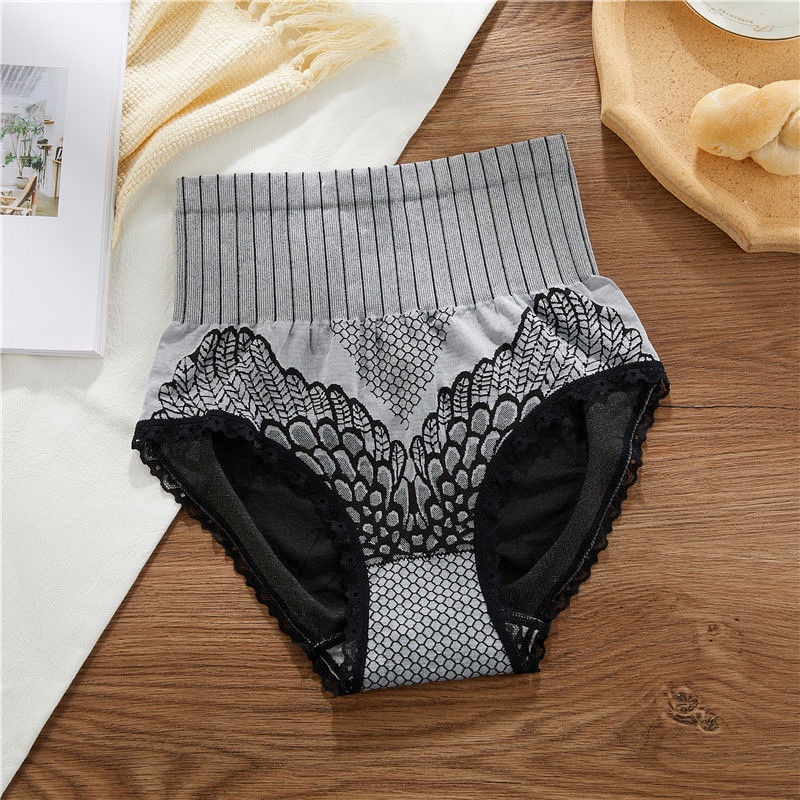 Celana Dalam Wanita Tinggi Pinggir Renda CD Underwear Panties CD28