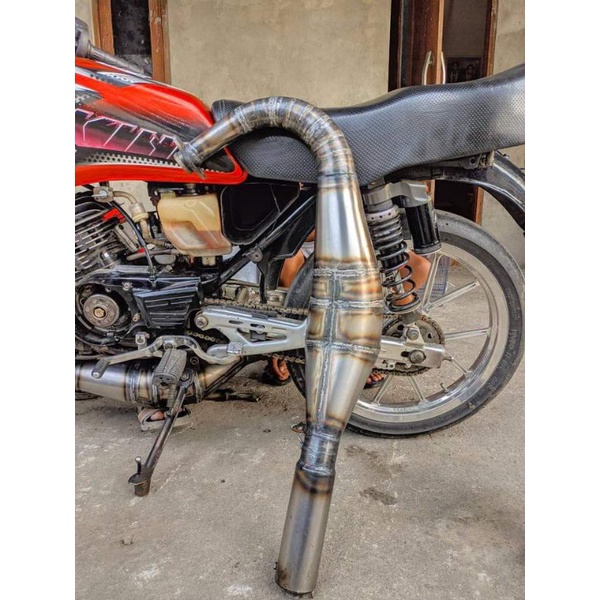 Knalpot  Kolong Kupang blayer Plat karat Rxking,rxs/Yamaharx/Rxs