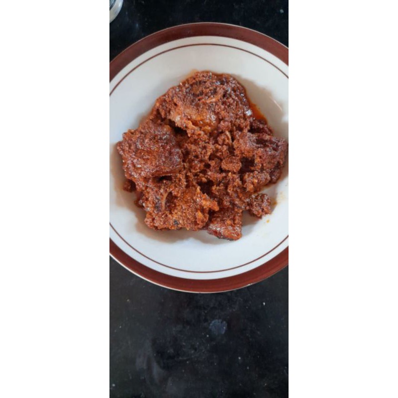 

Rendang Kering Item