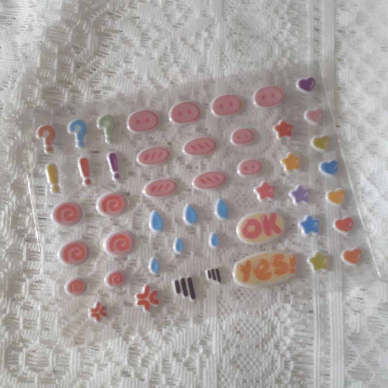 Sticker for Doll 20cm Stiker Timbul Boneka KPOP 20 cm