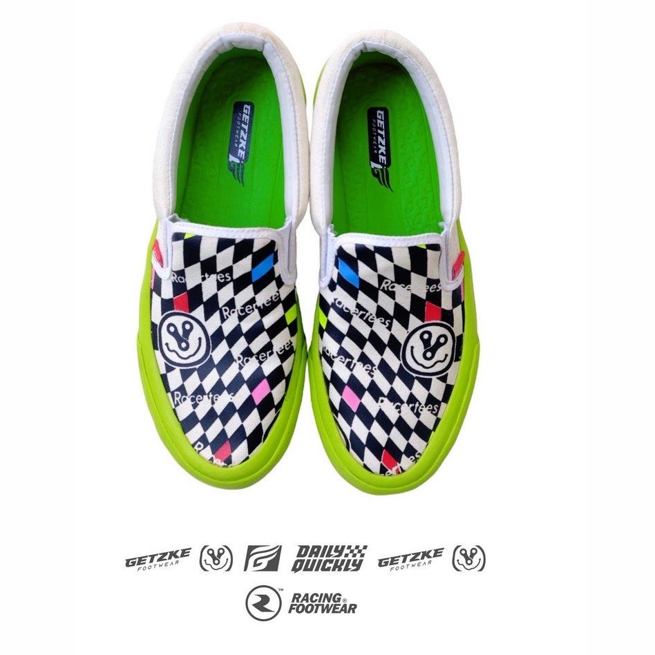 Paling Disukai.. Sepatu SLIP ON RACERTEES Feat Getzke