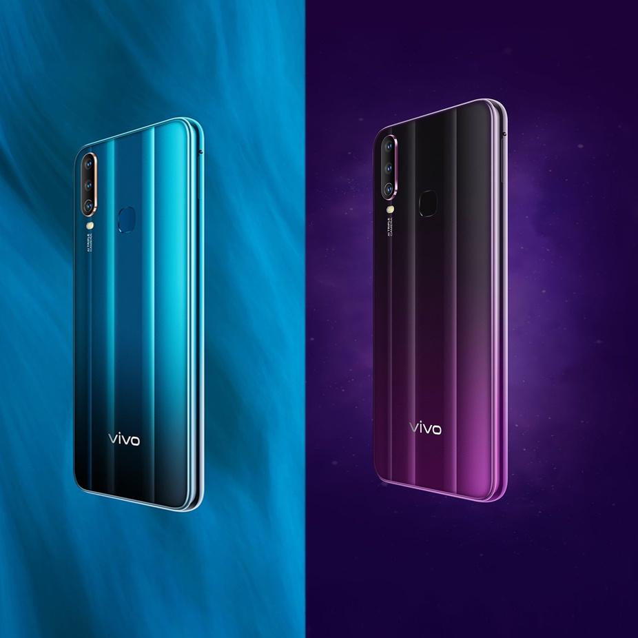 Promo promo--HP Vivo Y17 ram 6 128gb 5000mah ori handphone 6.35 inch Triple Camera hp