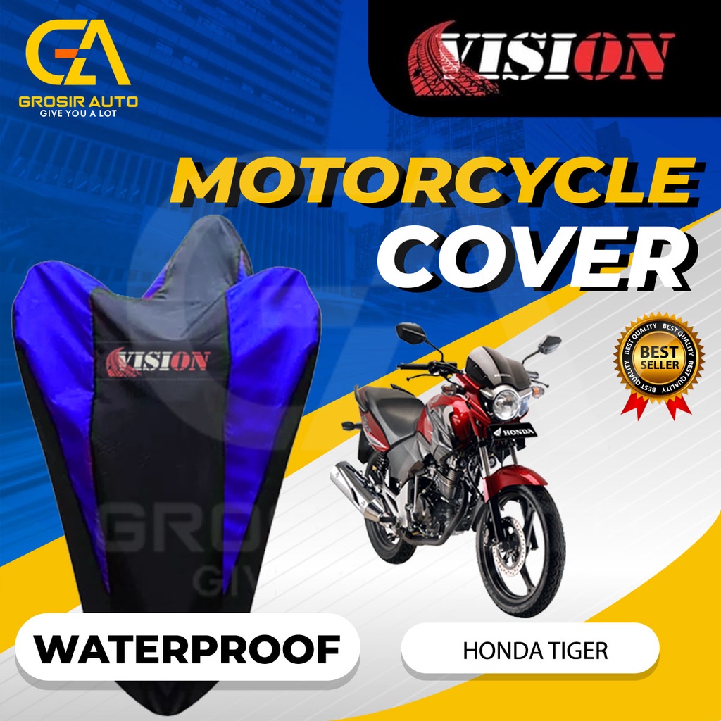 Sarung Motor TIGER Antiair Vision / Cover Selimut Penutup Sarung Mantel Motor Vision