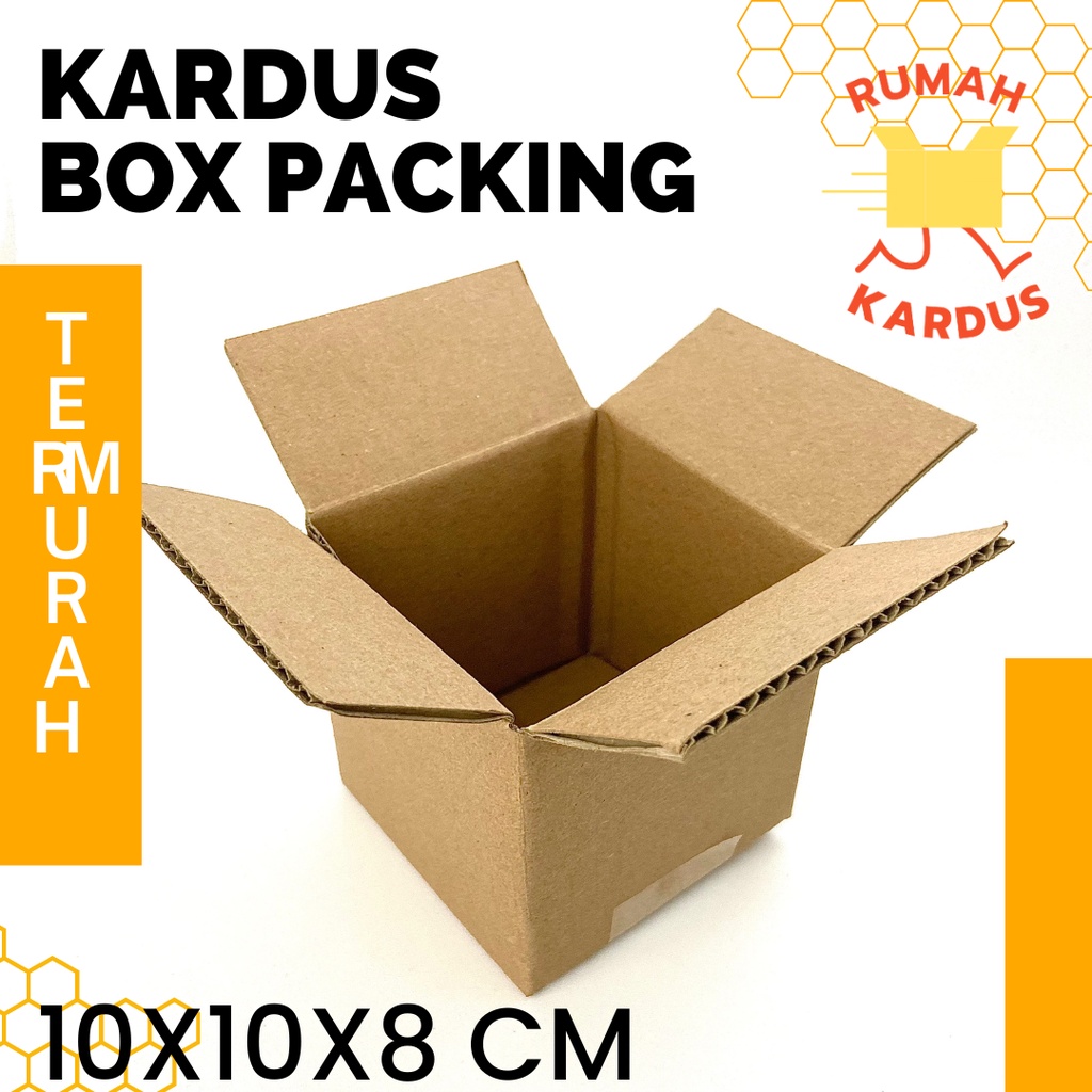 

Kardus Packing Box Dus 10X10X8 Terlaris Polos