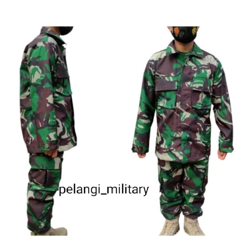 BAJU PDL SEMI WOOL PURING/PDL BALOTELI/STANDAR TNI AD