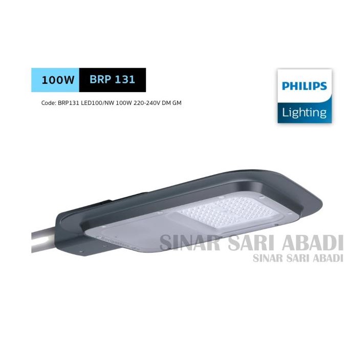 Lampu Jalan Pju Led Philips Brp131 Lampu Pju 100W Brp 131