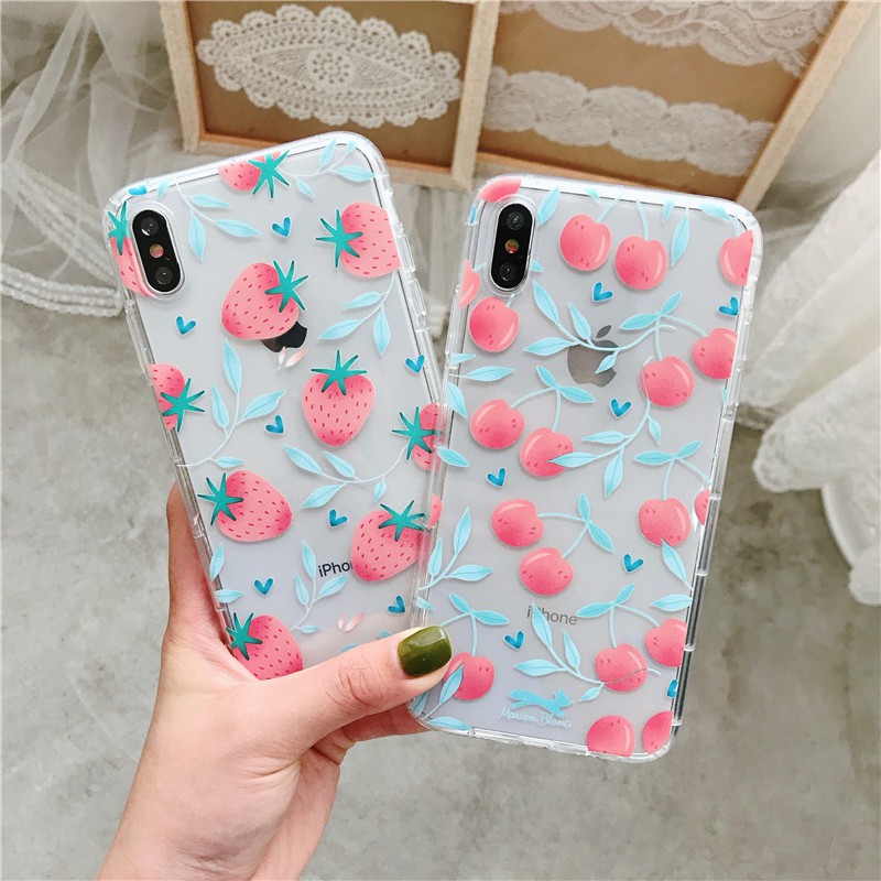 Cherry anticrack case iphone samsung grand prime a20 oppo