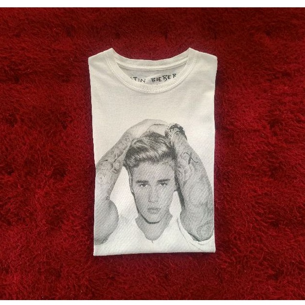Kaos Justin Bieber Second Buildup