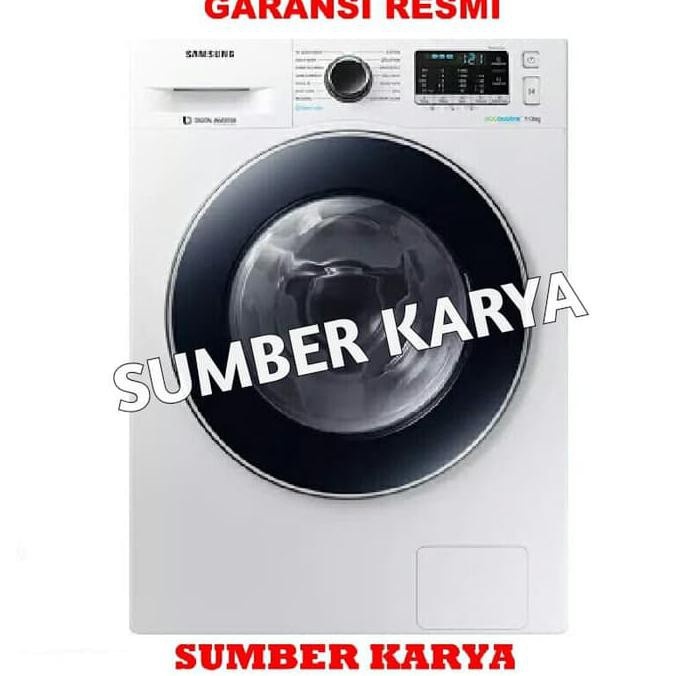 Diskon Ww90J54E0Bw/Se Samsung Mesin Cuci Front Loading 9 Kg Ecobubble Ww90J54 Terbaru