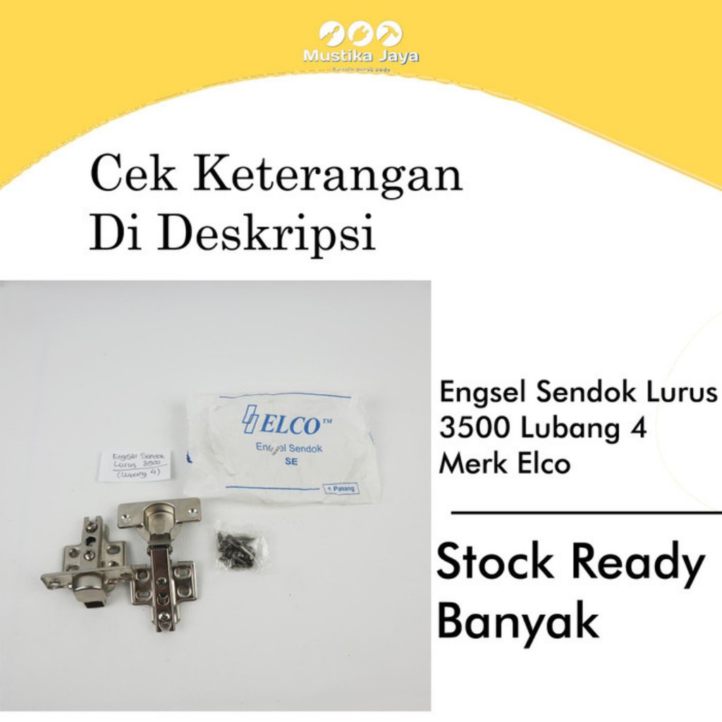 Engsel Sendok Engsel Lemari 35 Lurus Full Bengkok Bungkuk Murah Import