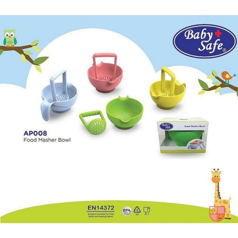 Baby Safe Food Masher Bowl AP008