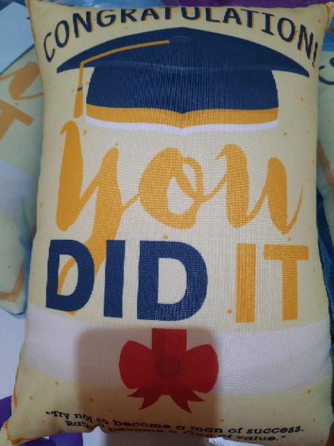 Kado Hadiah Wisuda Tema You Did It - 30x40cm