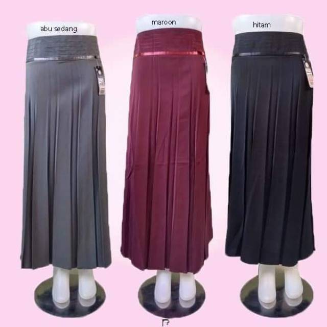 Rok kerja wanita / rok lipit panjang rok kantor